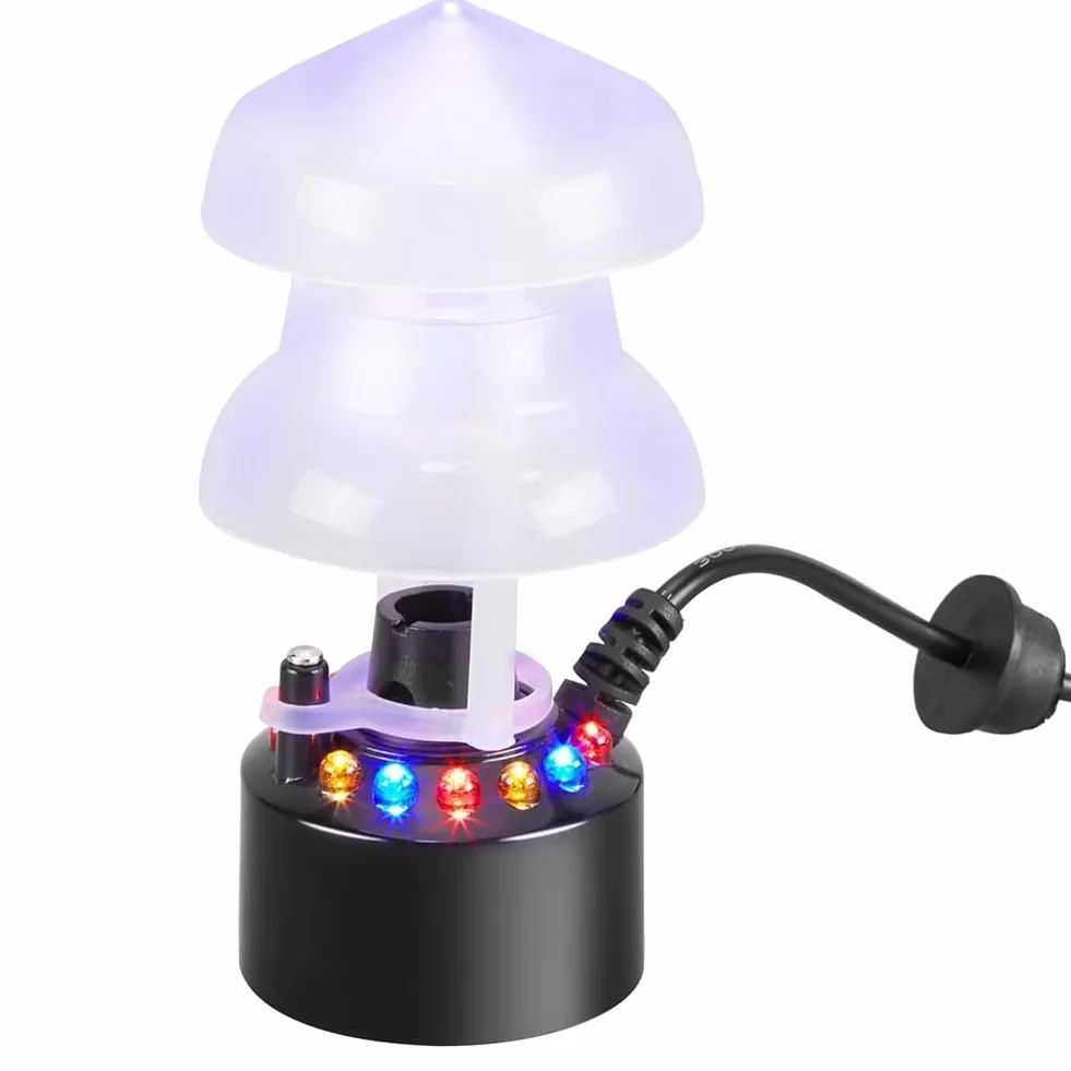 Monsieur Fogger Mist Maker 12 LED Machine à Brouillard Ultrasons avec Splash Guard Prise UE