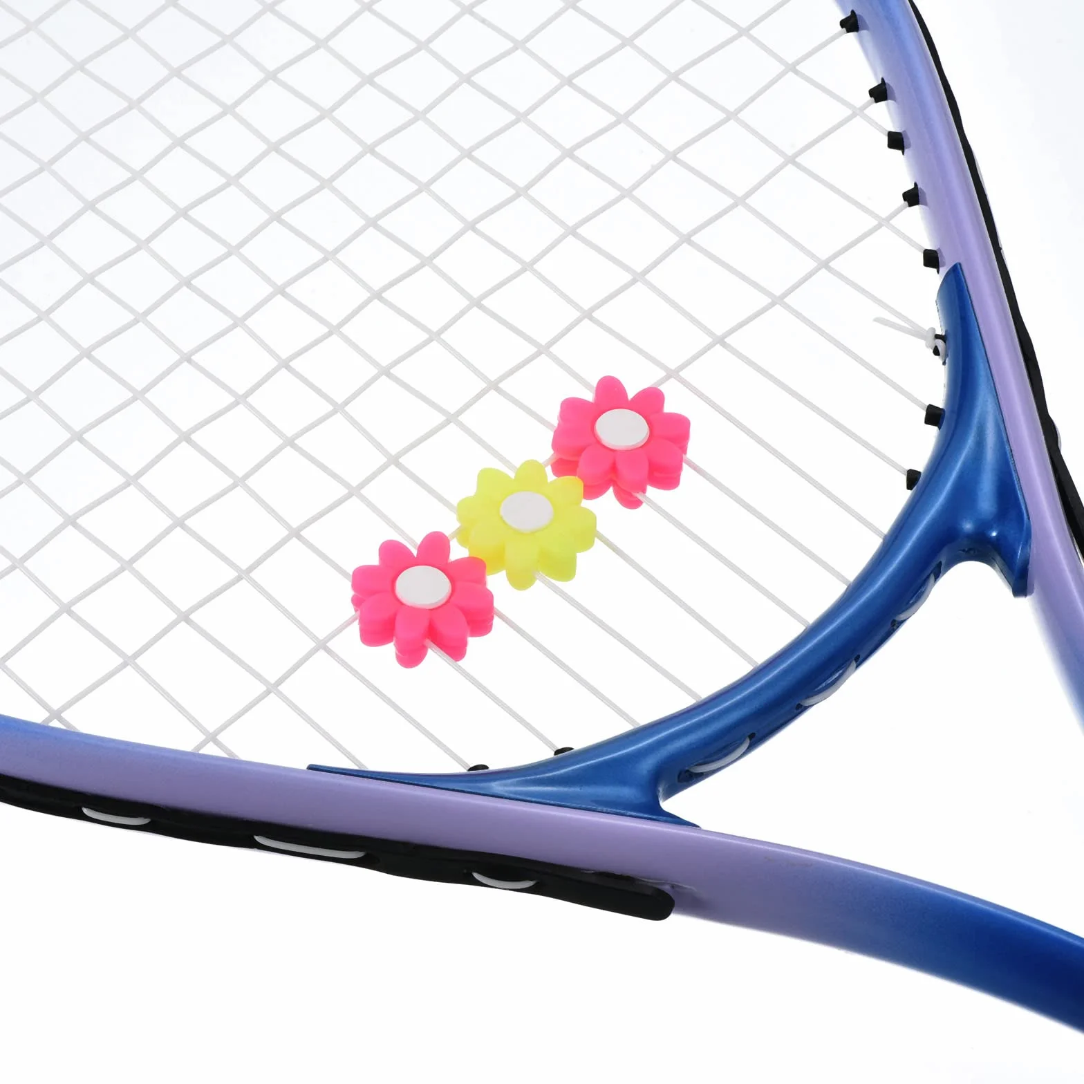 Amortisseurs De Raquette De Tennis PATIKIL, 3 Pièces en Silicone Souple pour Réduire Les Vibrations Cadeau Blanc