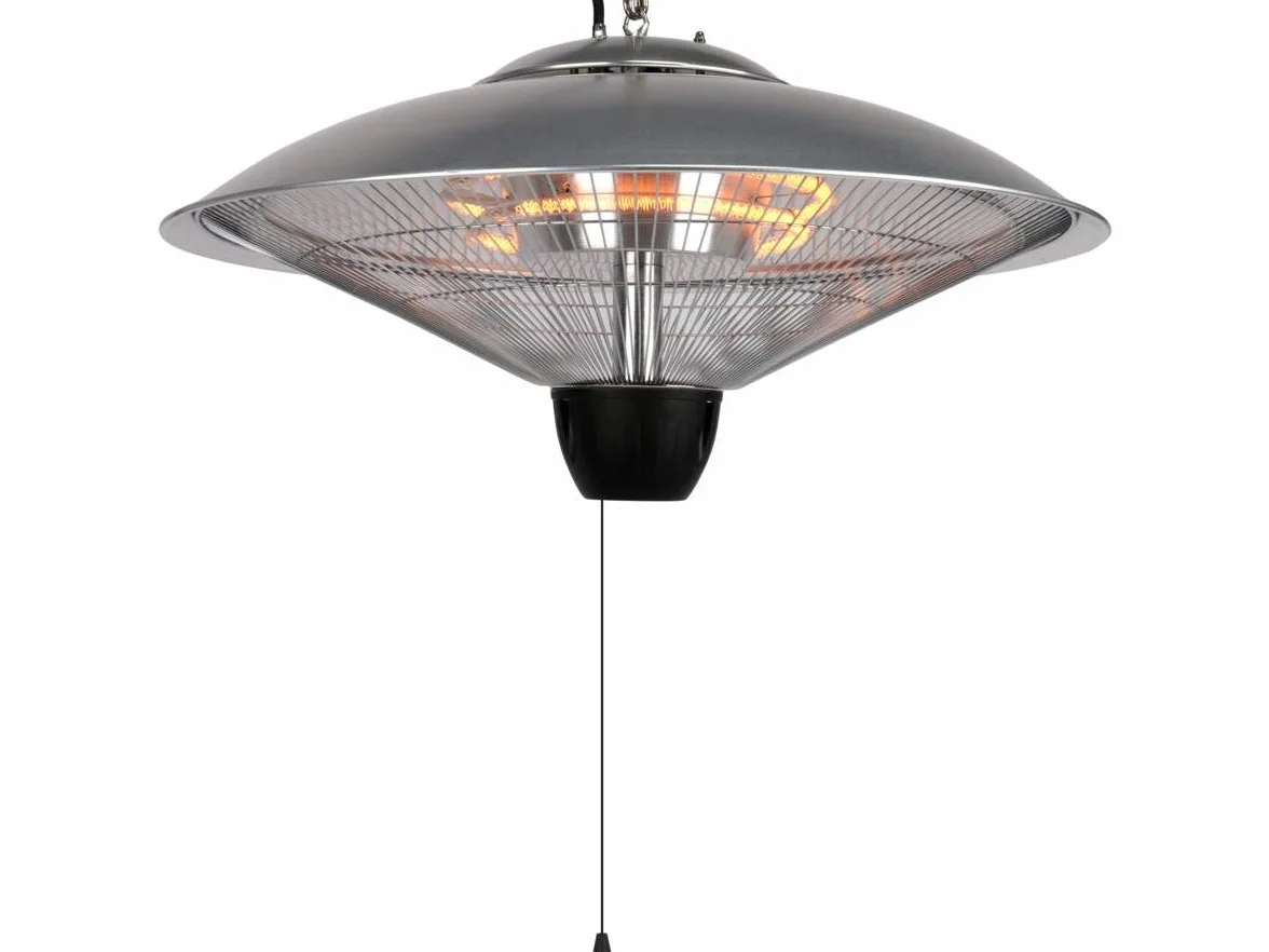 Parasol Chauffant électrique Suspendu Greg Gris Habitat et Jardin