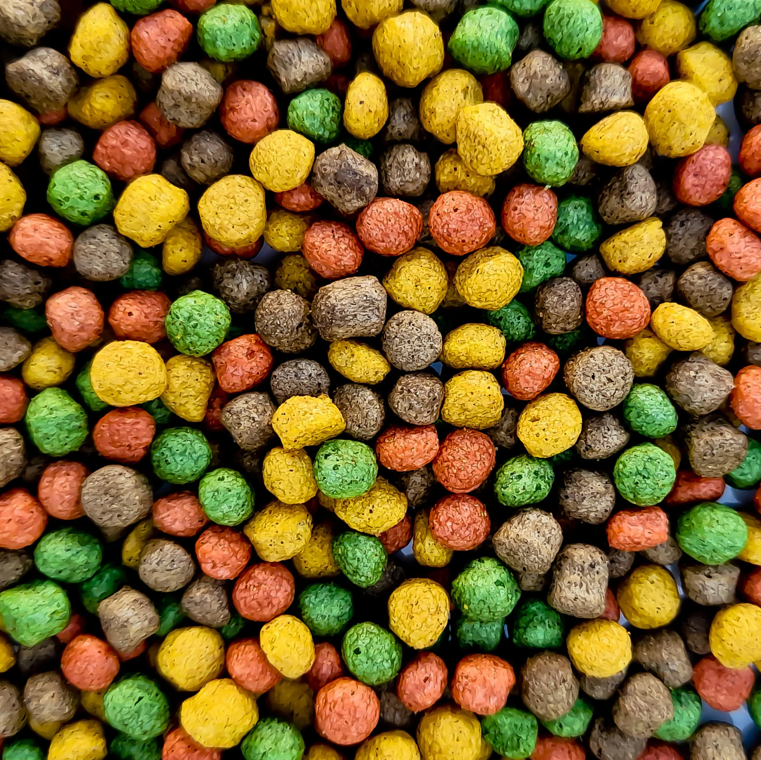 Nourriture multi-mix Koï 6 mm - Mélange 4 variétés Huile de saumon, spiruline, astaxanthine