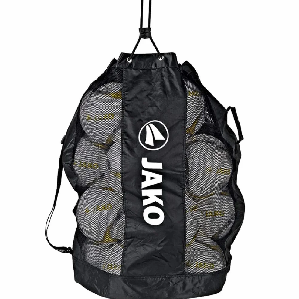JAKO - Sac à Balles pour 20 Balles, Mixte, Noir,
