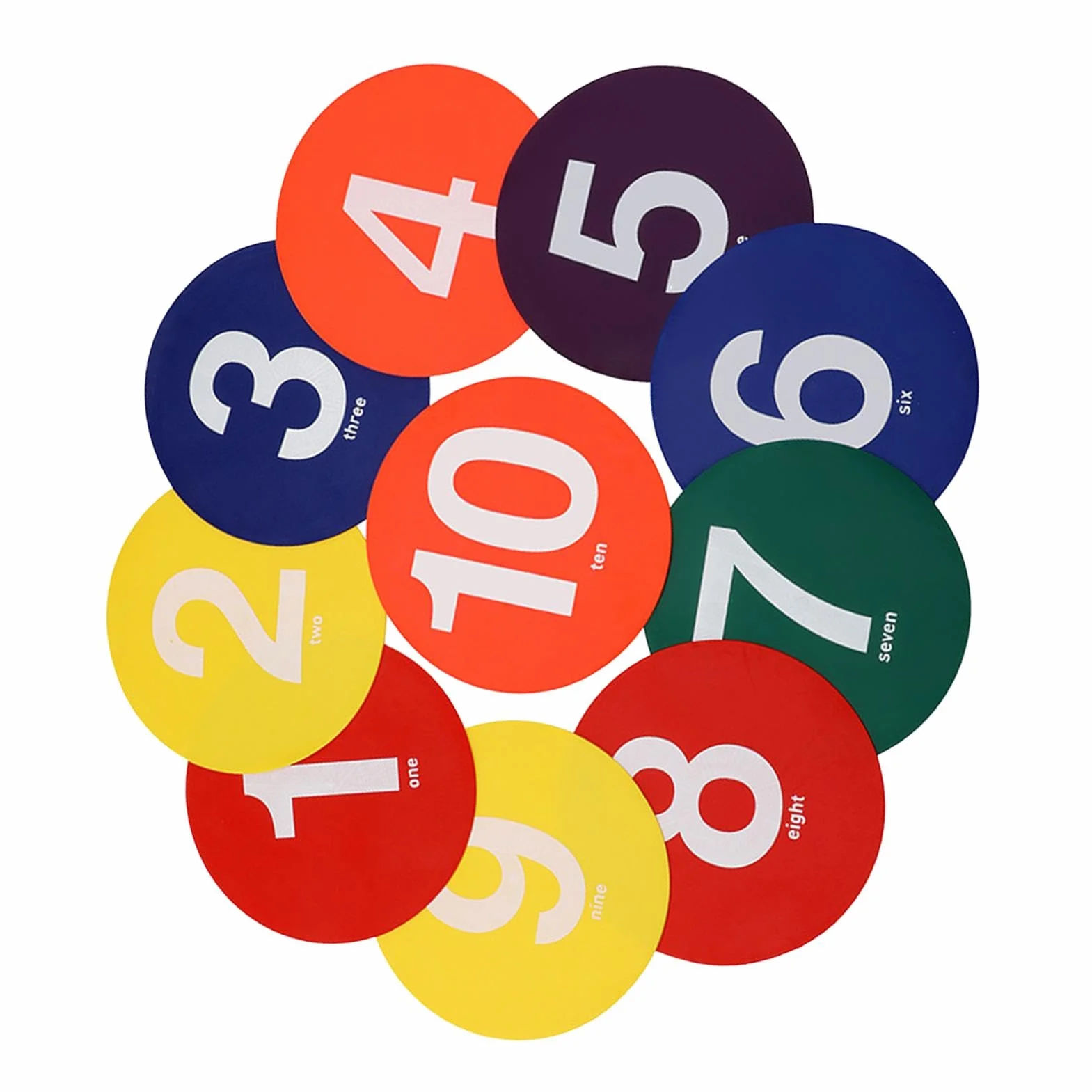 Tapis d'entraînement de football avec cônes antidérapants, Disque de sport Floor Dots, équipement d'agilité