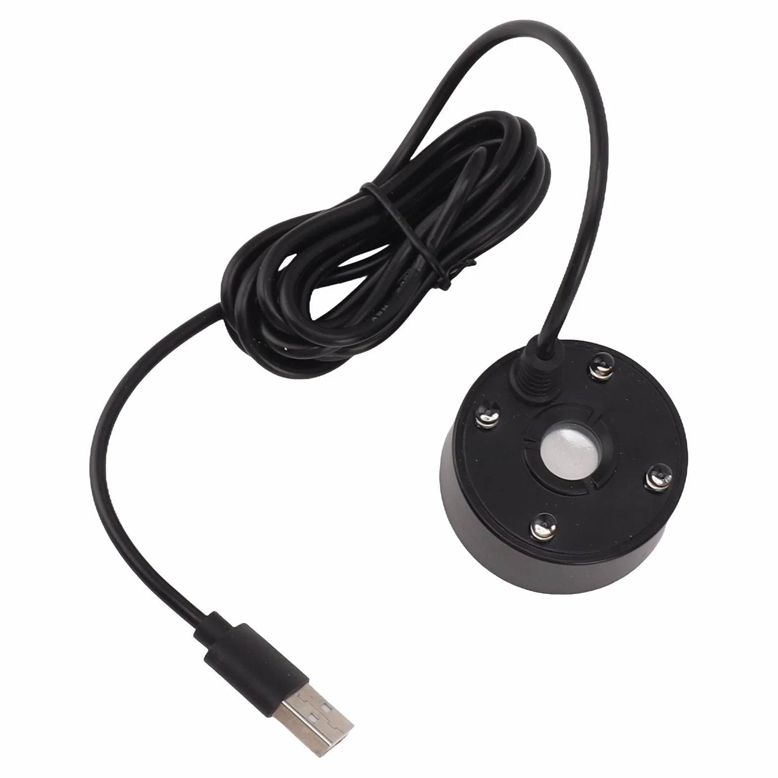 Brumisateur USB 5V LED Machine à Brouillard pour Étang Rocaille Réservoir Poissons Noir