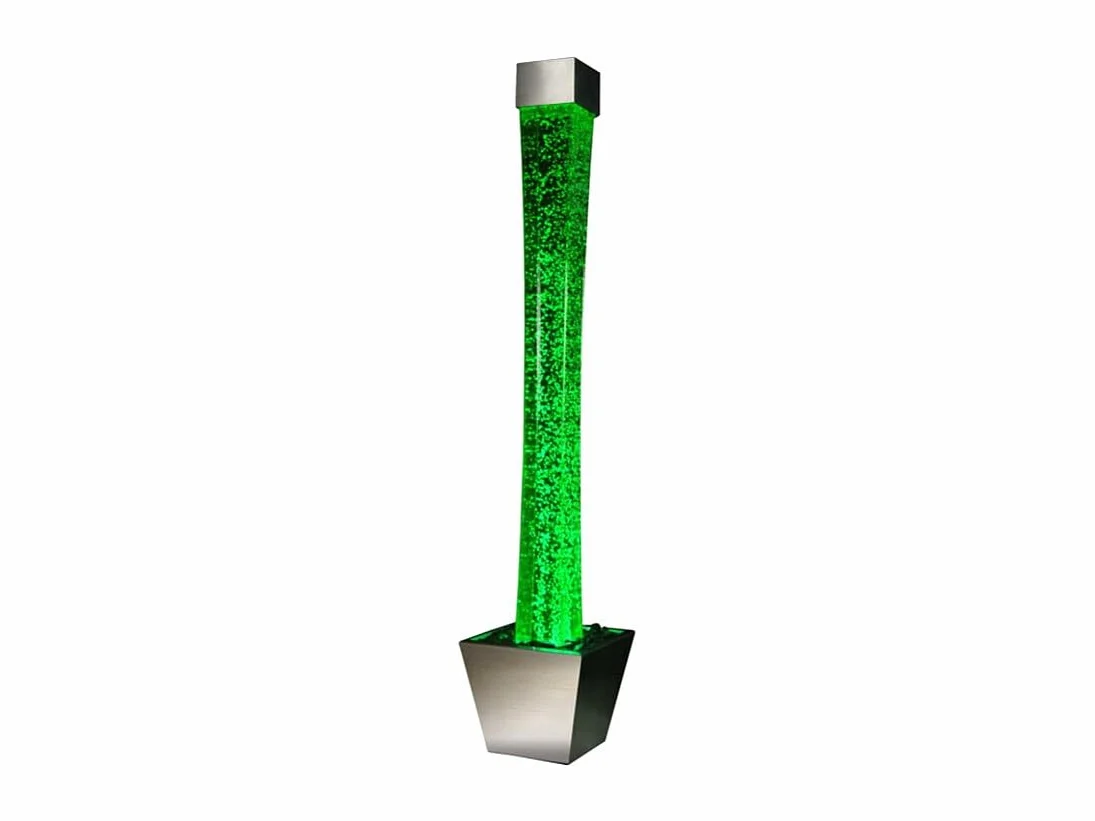 Vente-unique Colonne de bulles d'eau avec pot LEDs GOBIE H.183 cm