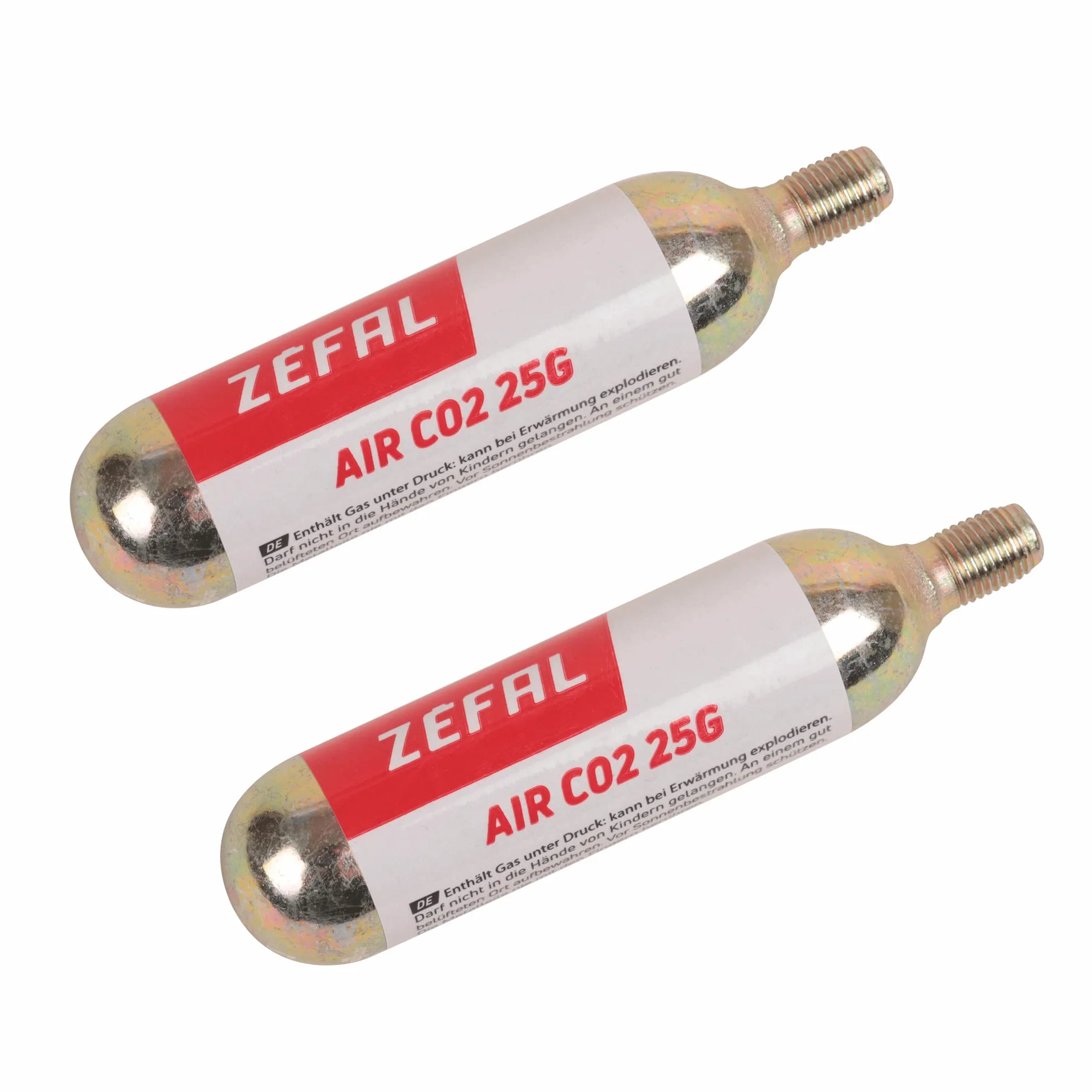 Zéfal Lot de 20 Cartouches CO2 Filetées 25 grammes universelles pour vélo 25g Cyclisme, Or