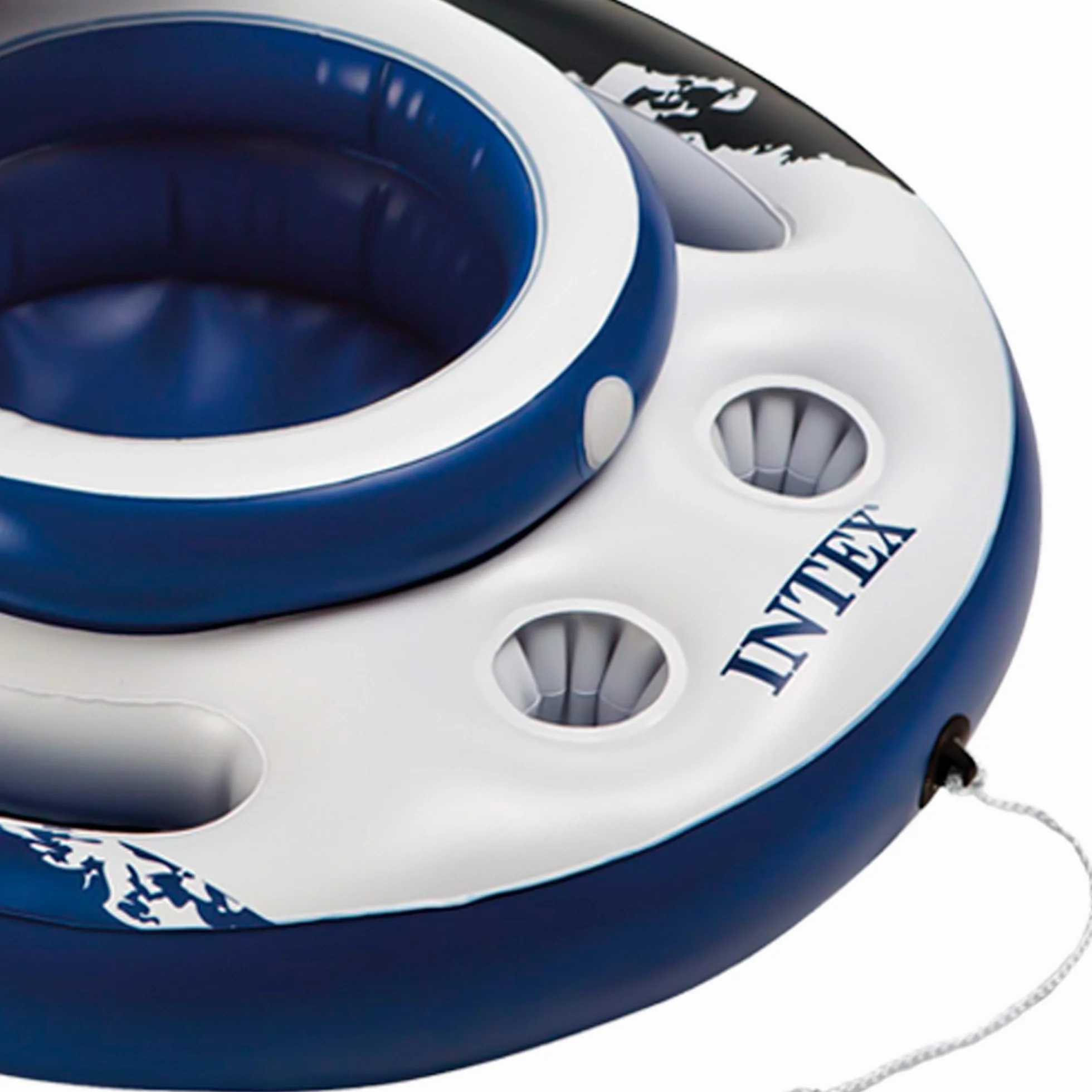 Intex Glacière Gonflable Ronde River Run 56822NP Blanc