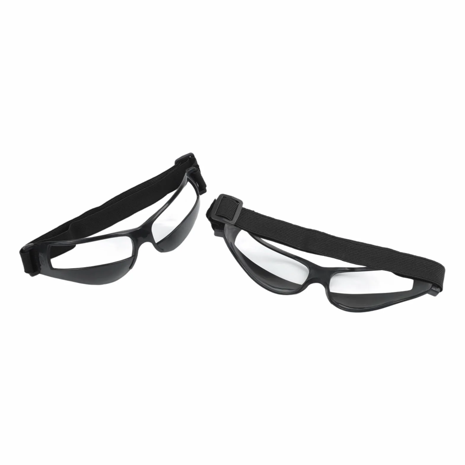 Lot de 8 paires de lunettes de dribble basket-ball entraînement, vision tête haute bande réglable cadre plastique