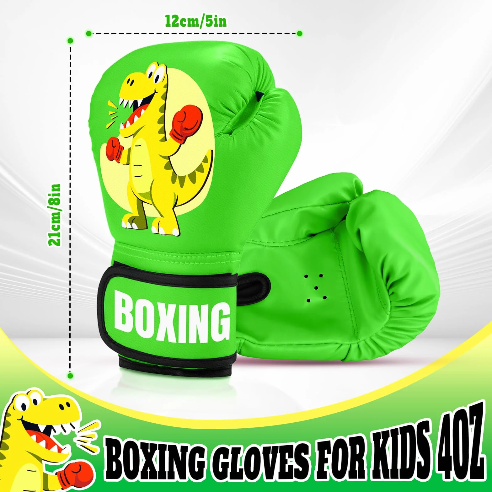 Gants de Boxe Enfants 4oz, Gants dentraînement Primaire en PU, Adaptés aux 3-12 Ans Entraînement Gants de Boxe pour Sac de Frappe Kickboxing Muay Thai