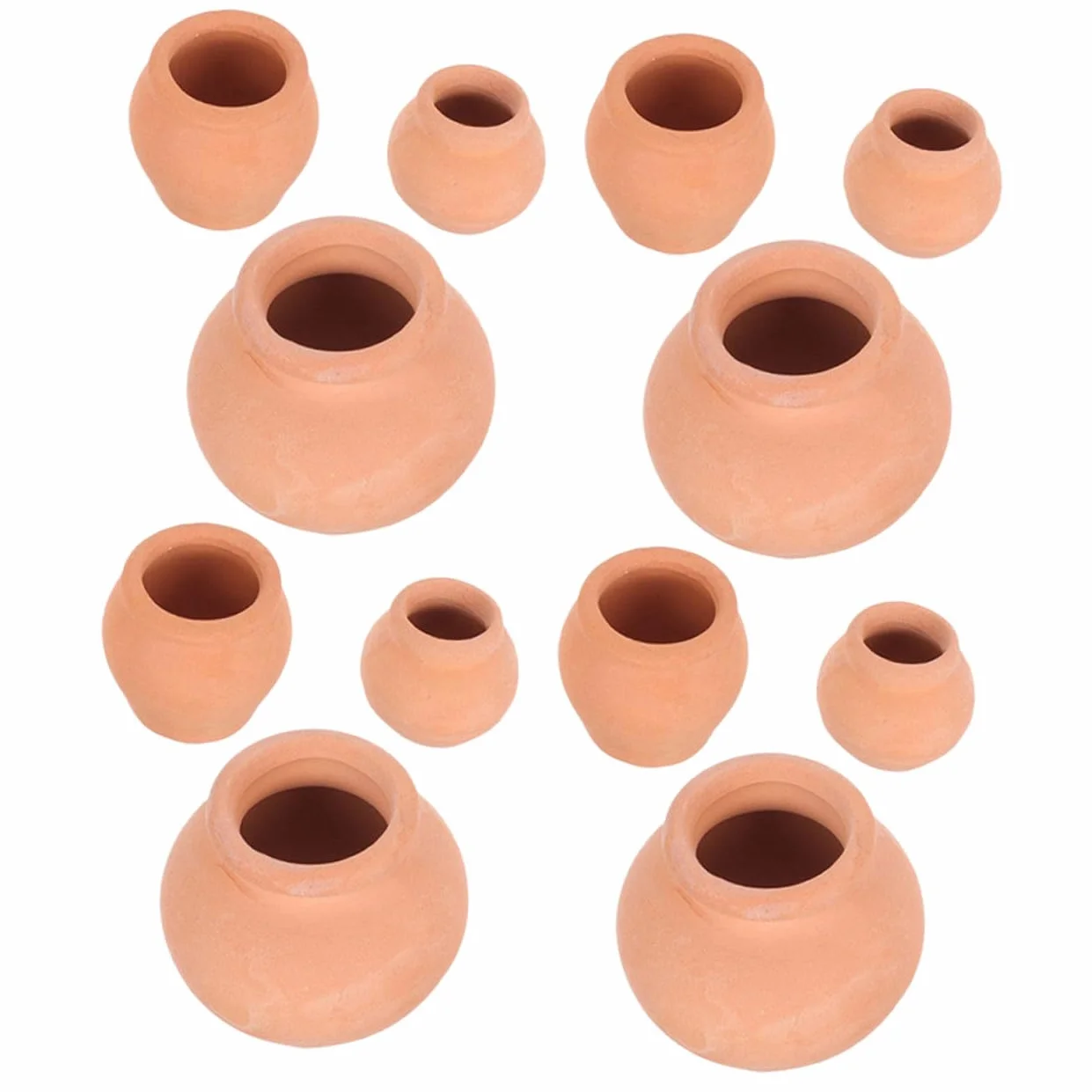 Lot de 12 Mini Pots pour Plantes Succulentes Intérieur Extérieur