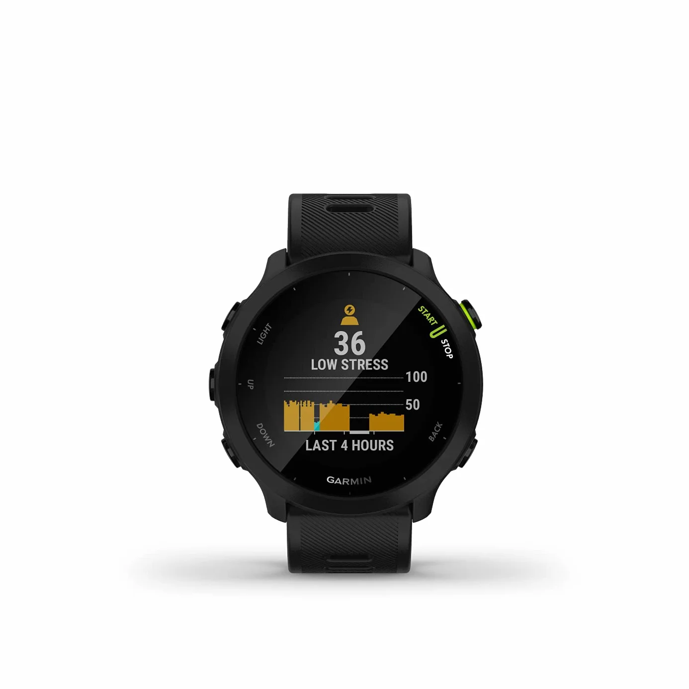 Garmin Forerunner 55 Montre de Course GPS Noir séances d'entraînement Quotidiennes suggérées 2 semaines d'autonomie