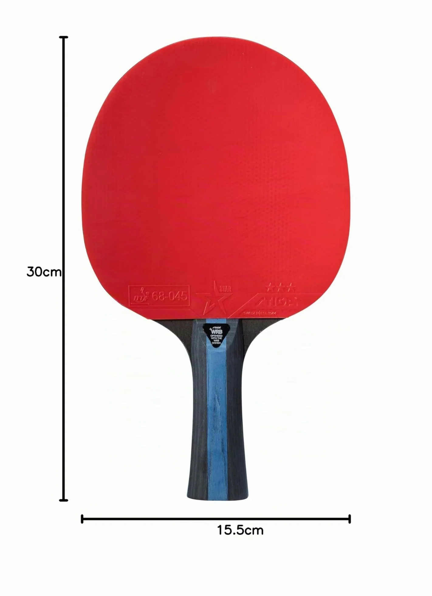 STIGA Future Raquette de Tennis de Table 3 étoiles avec Technologie WRB – Qualité Professionnelle – Conçue pour Les Joueurs offensifs – Contrôle amélioré, Rotation et Vitesse