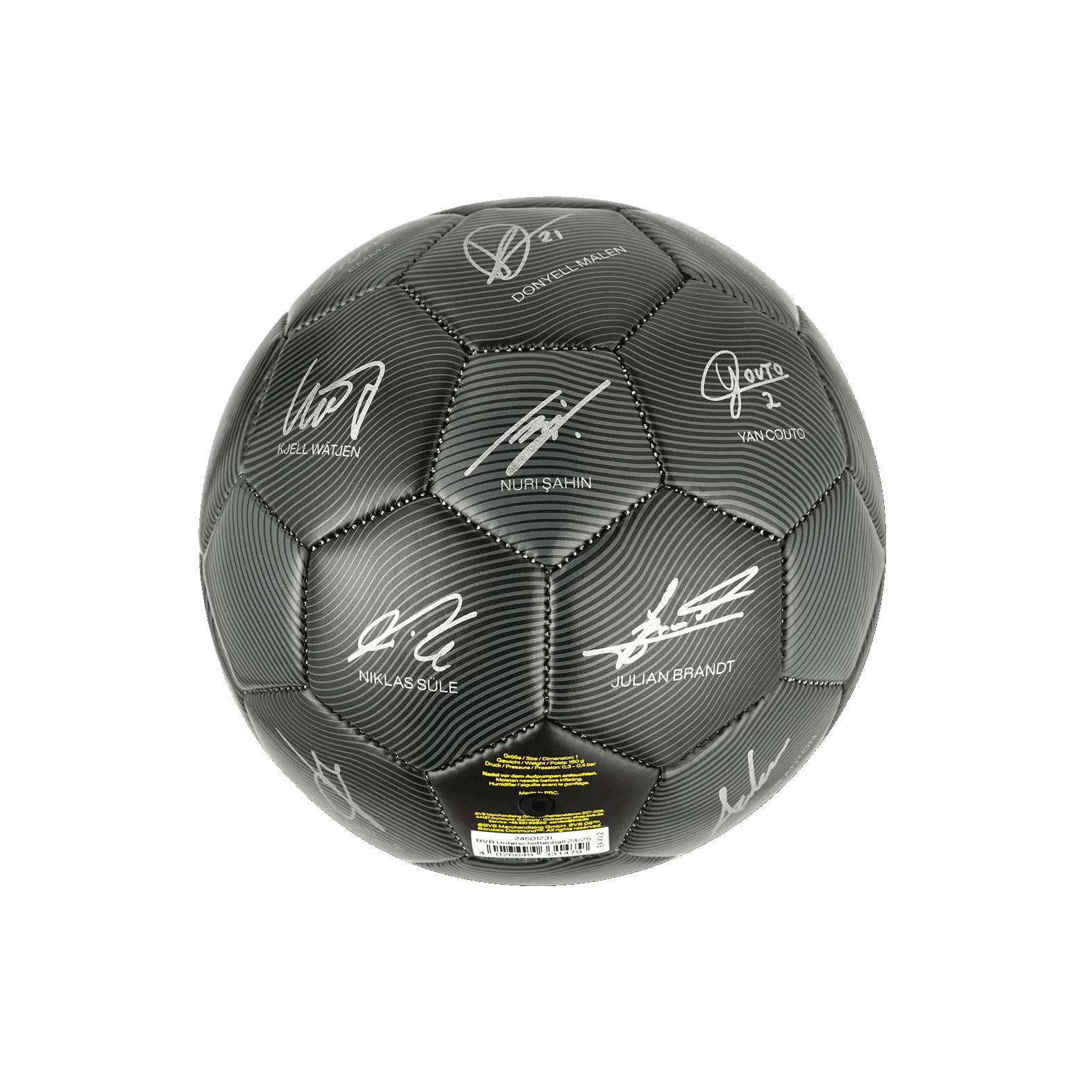 Borussia Dortmund Ballon de Signature BVB 2024/25, Jaune, Taille 1