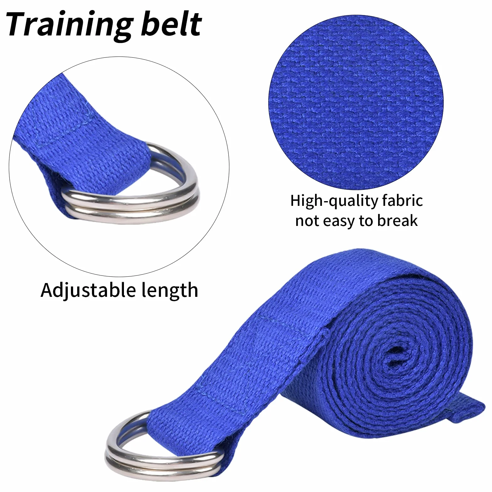 2 pcs Briques Yoga en Mousse EVA,Yoga Block avec Sangle de Yoga Antidérapant Bloc Yoga Brique Yoga Epais Yoga Accessoires Relaxation pour Yoga Exercices Relaxation Fitness,Pilates (Bleu)