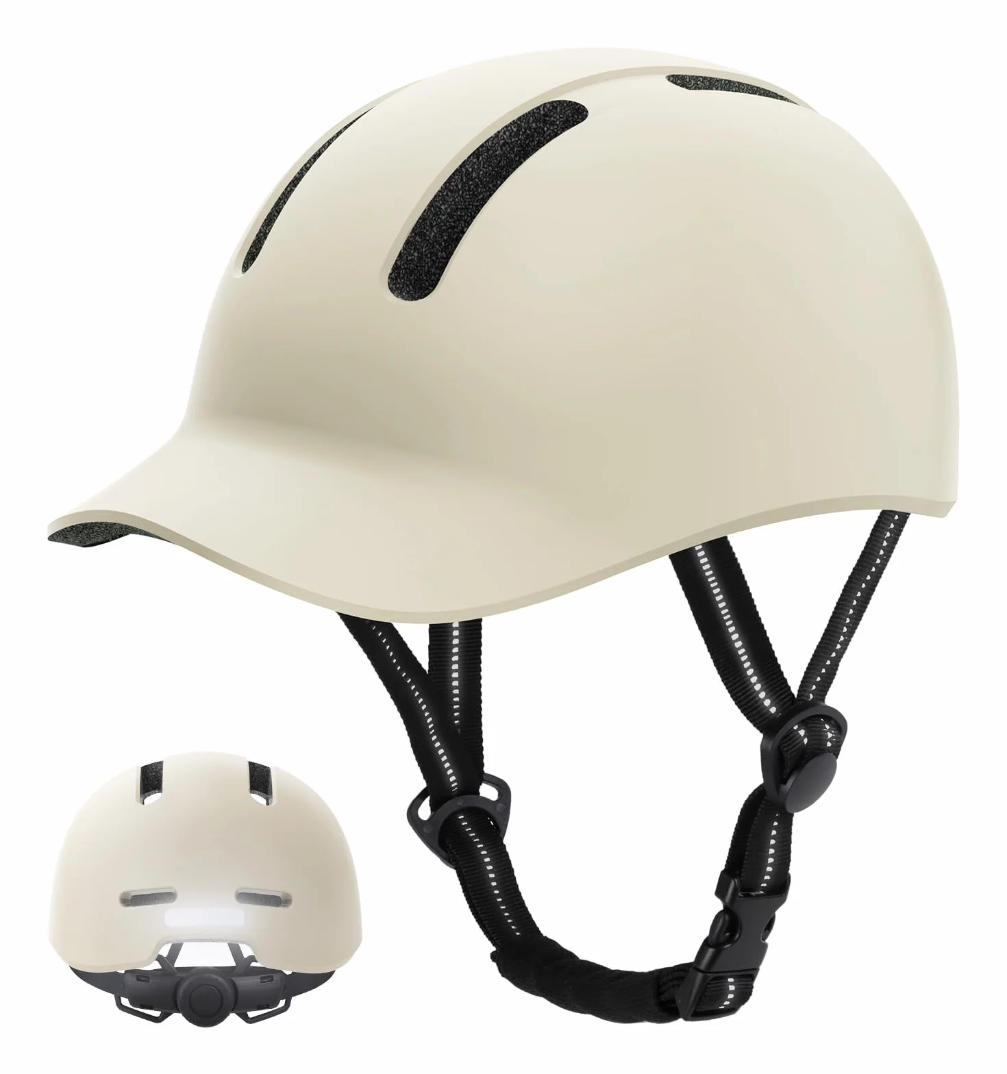 KINGLEAD Casque de vélo,Casque Urban Commuter,Casque de vélo stylé Hommes et Femmes pour Le Cyclisme Trekking City Roller Casque Hommes réglable