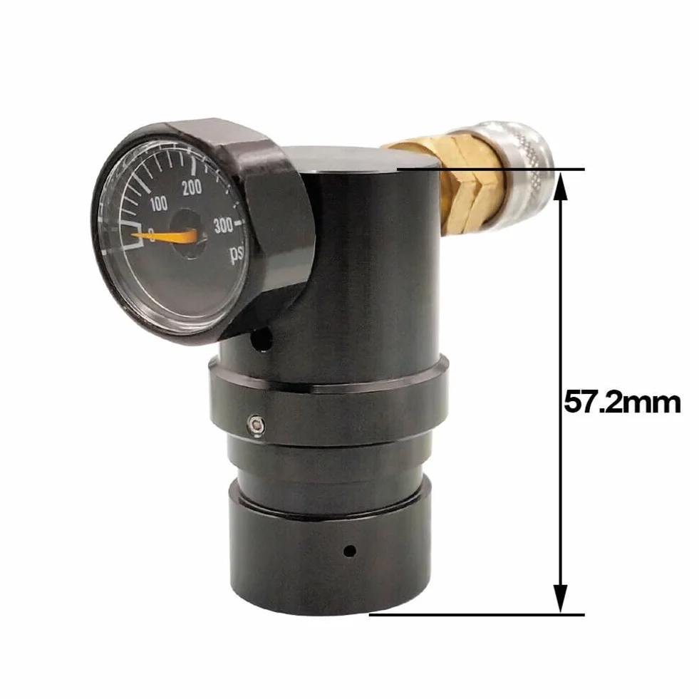 Régulateur de boule de peinture, régulateur de boule de peinture HPA MR GEN2 W Foster coupleur et tuyau à distance compatible avec les réservoirs standard HPA et SLP