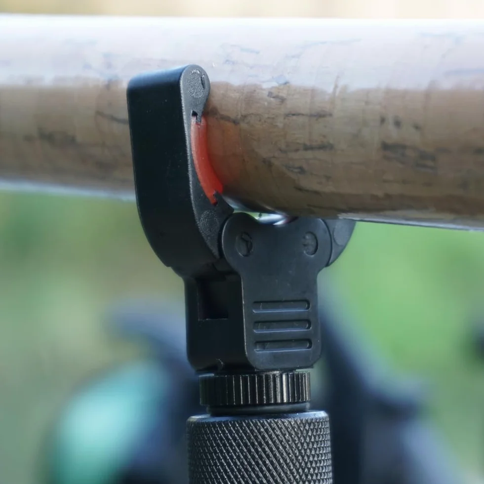 Supports de canne pour pêche à la carpe Rod Pod 4 pièces Noir