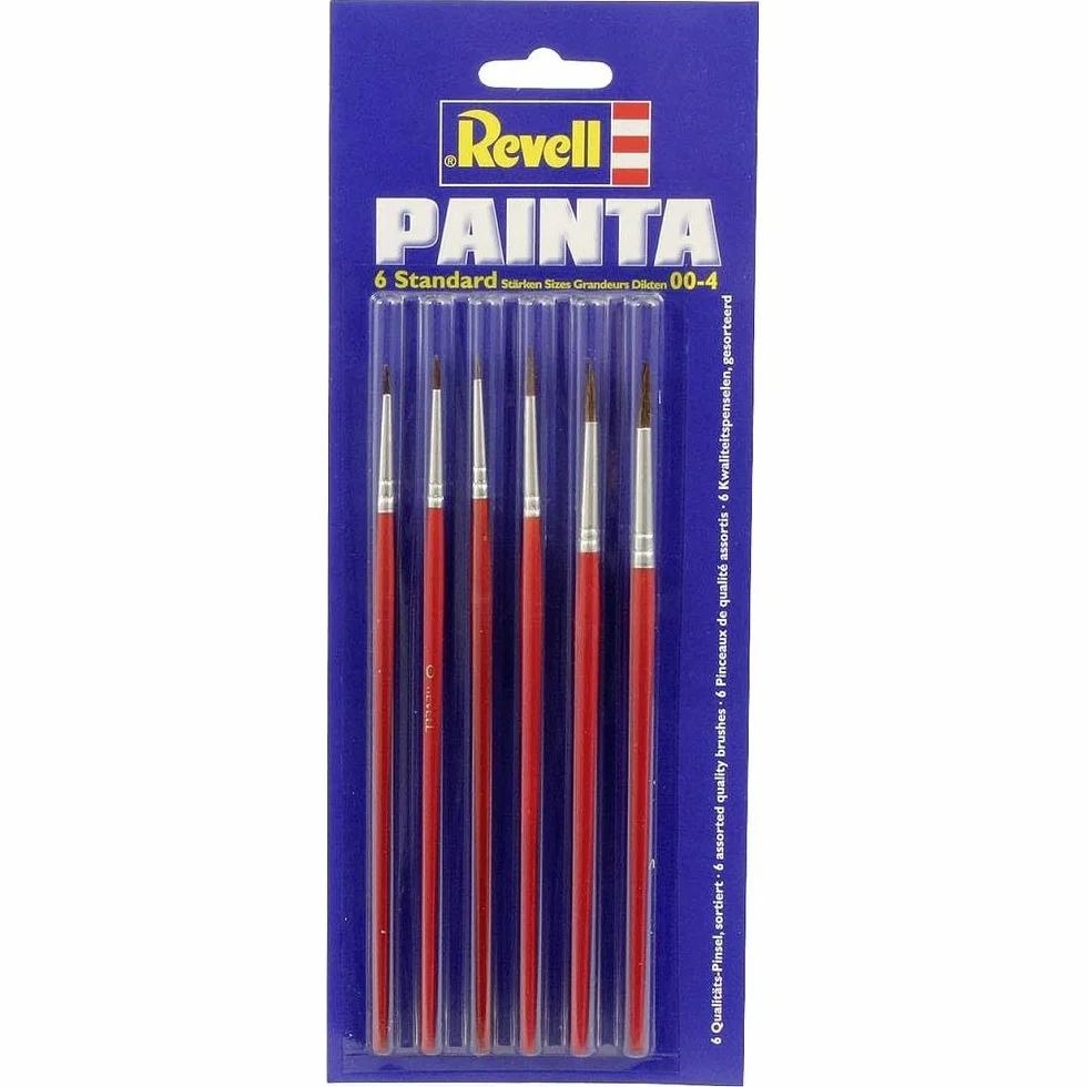 Revell Pinceaux Bois Maquette Standard 6 Tailles 00-4
