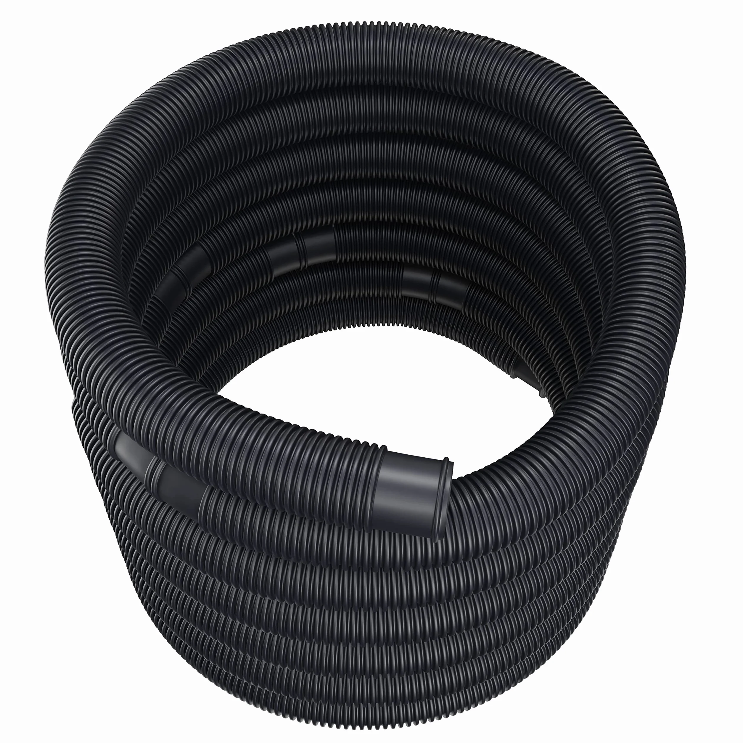 Monzana Tuyau Piscine 32 mm 6m Flexible Filtration Hors-Sol Pompe Filtre à Sable Noir