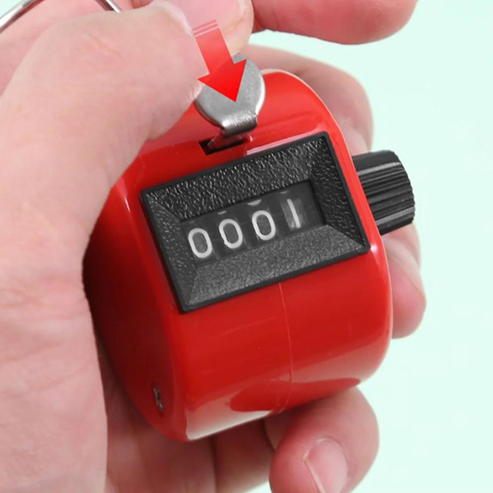 Compteur Manuel 4 Chiffres Golf en Métal, Compteur de Tours à Main