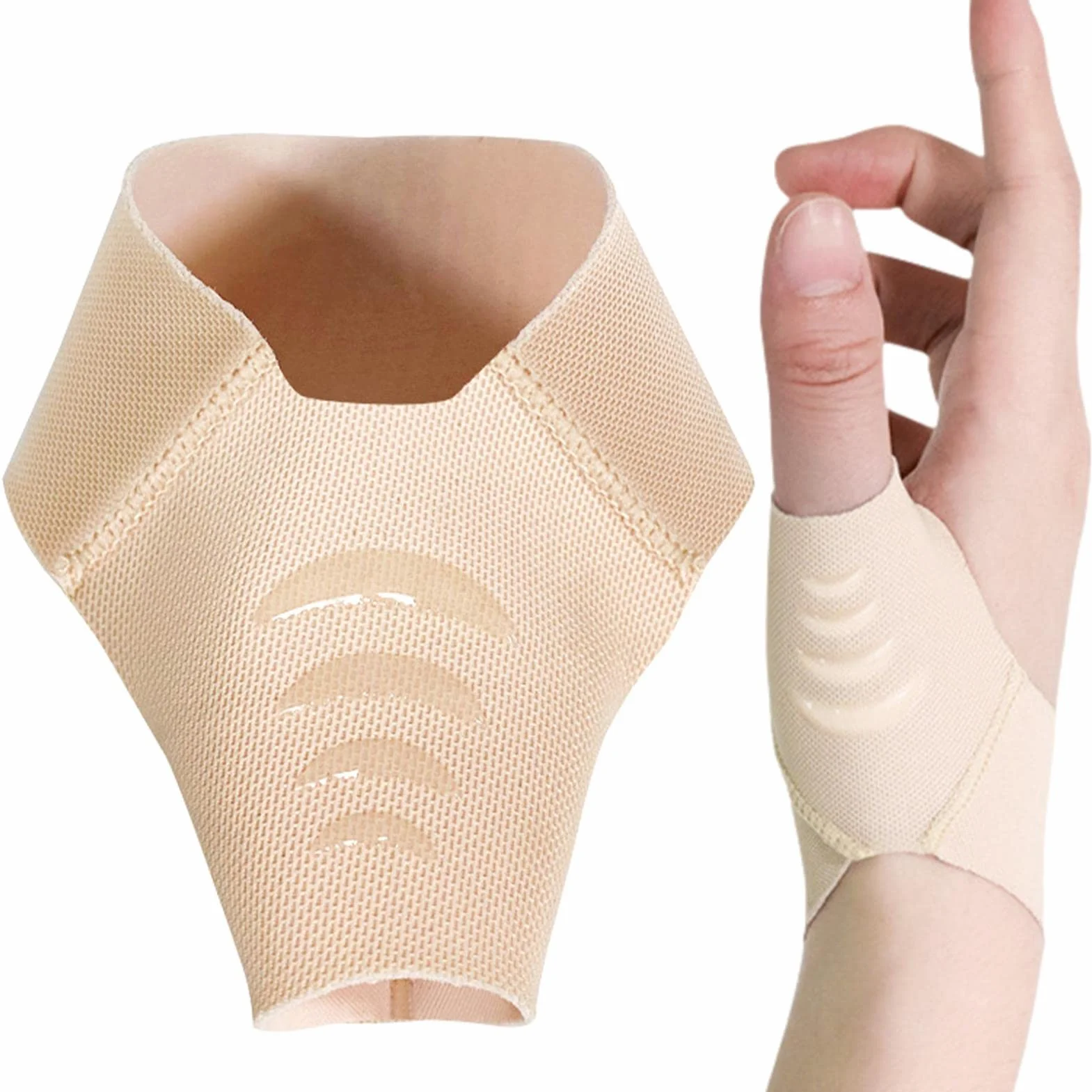 Pouce Poignet Couche Élastique Soutien - Orthèse Souple pour Homme et Femme