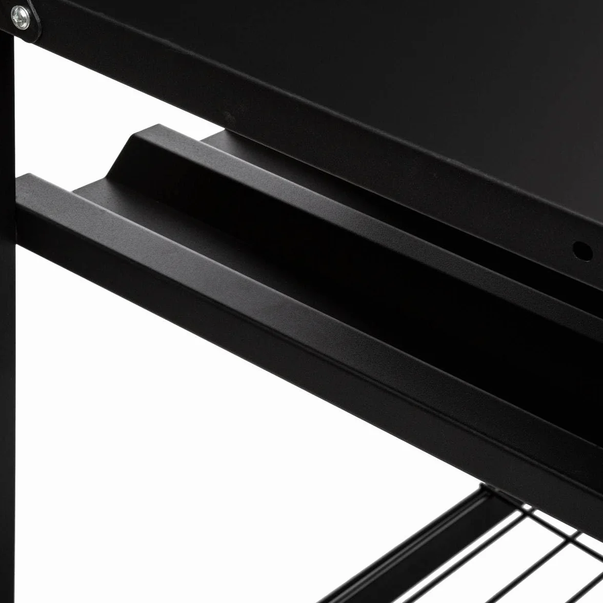 Desserte Plancha 110x45x106 Noir