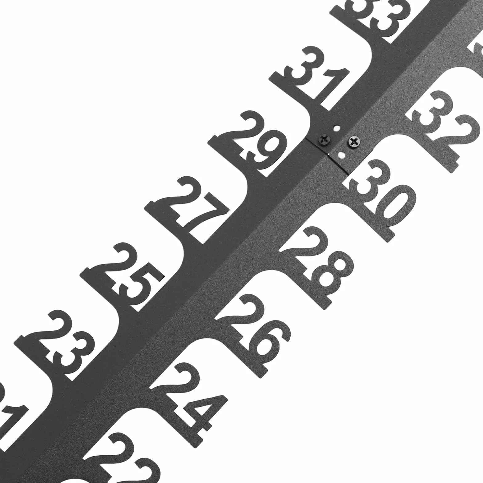 Règle de Neige en Fer pour Mesure de Profondeur, Facile à Installer, Idéale pour Noël