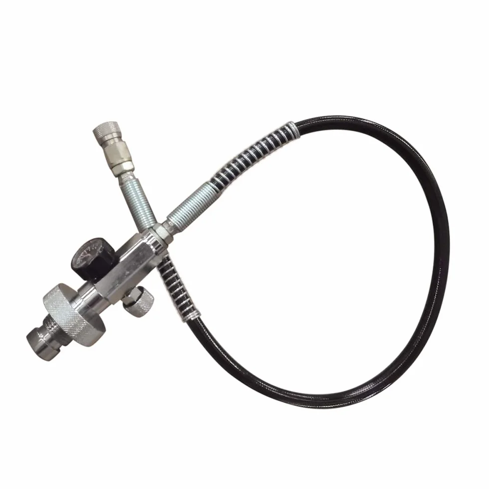 Station de remplissage de paintball 4500 PSI, kit de chargement pour station de remplissage de paintball PCP, adaptateur de chargement pour station de remplissage PCP pour station de