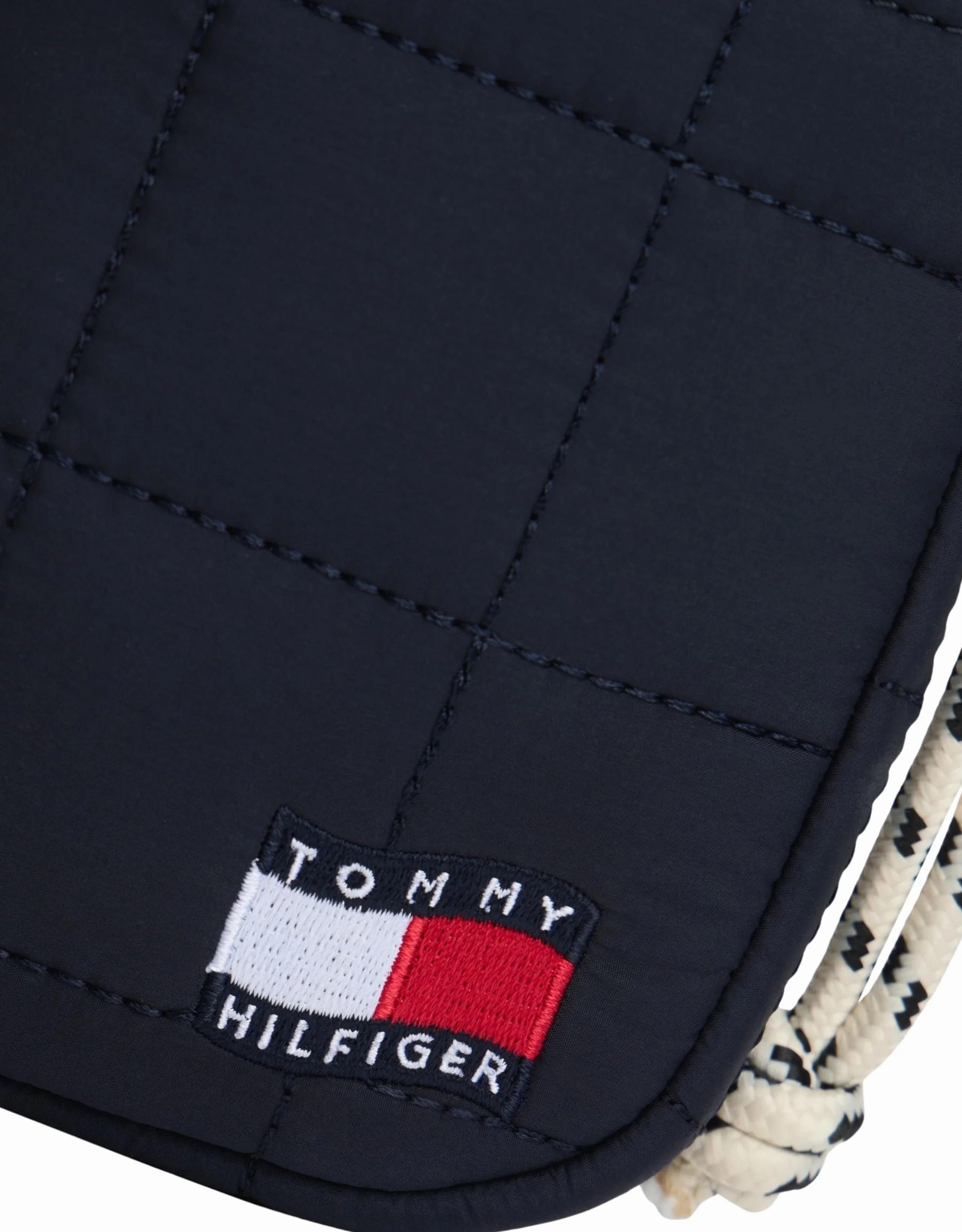 Tommy Hilfiger Wavy Flag Quilted Phone Bag Mixte Enfant Space Blue