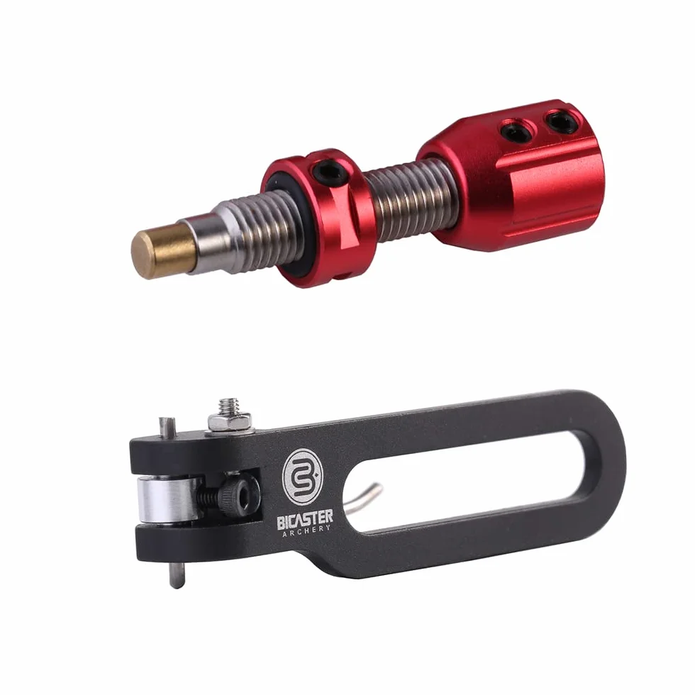 BICASTER Tir à l'arc Coussin Piston + Repose-flèche Magnétique Réglable - 1 Set