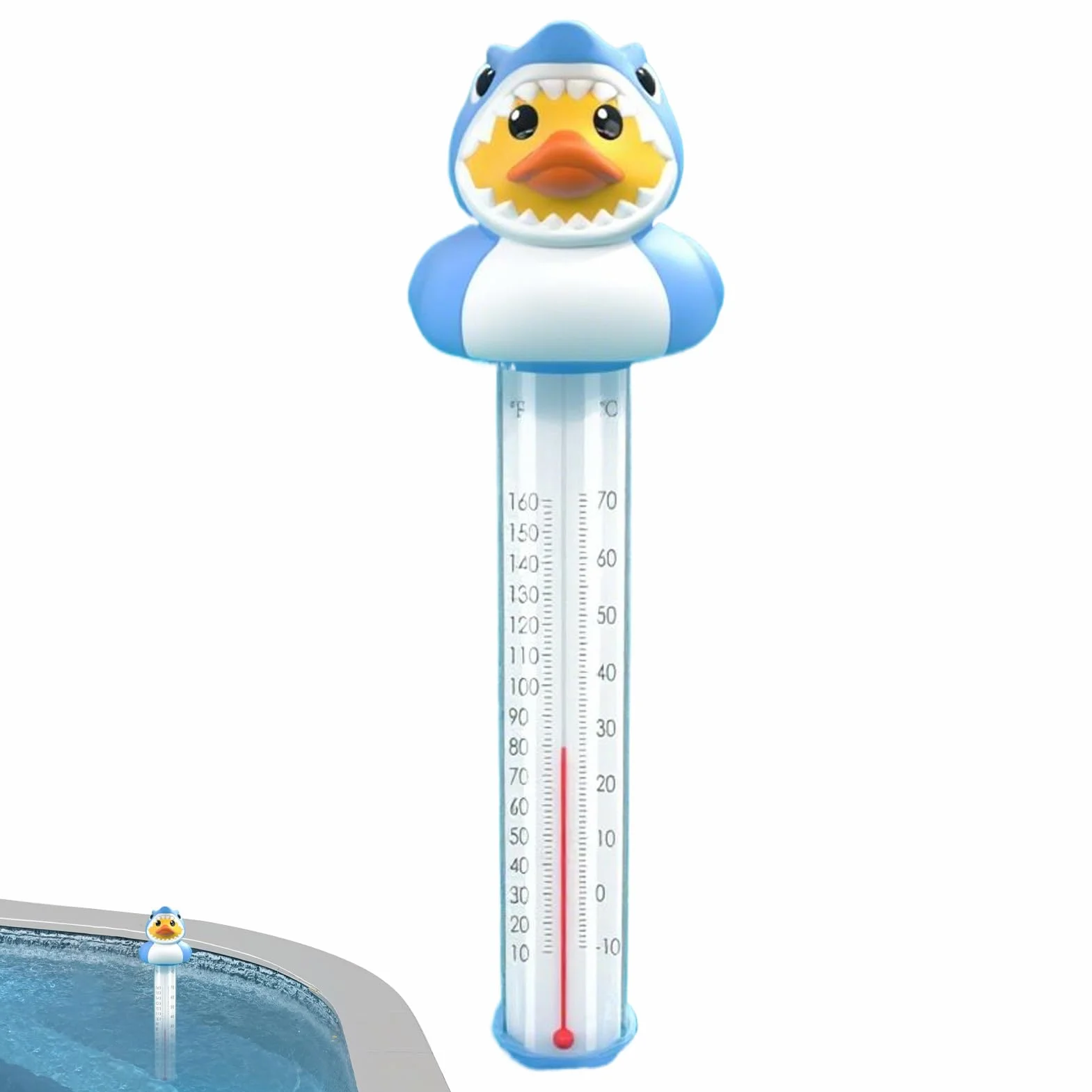 Thermomètre de piscine flottant canard – Facile à lire pour piscine extérieure