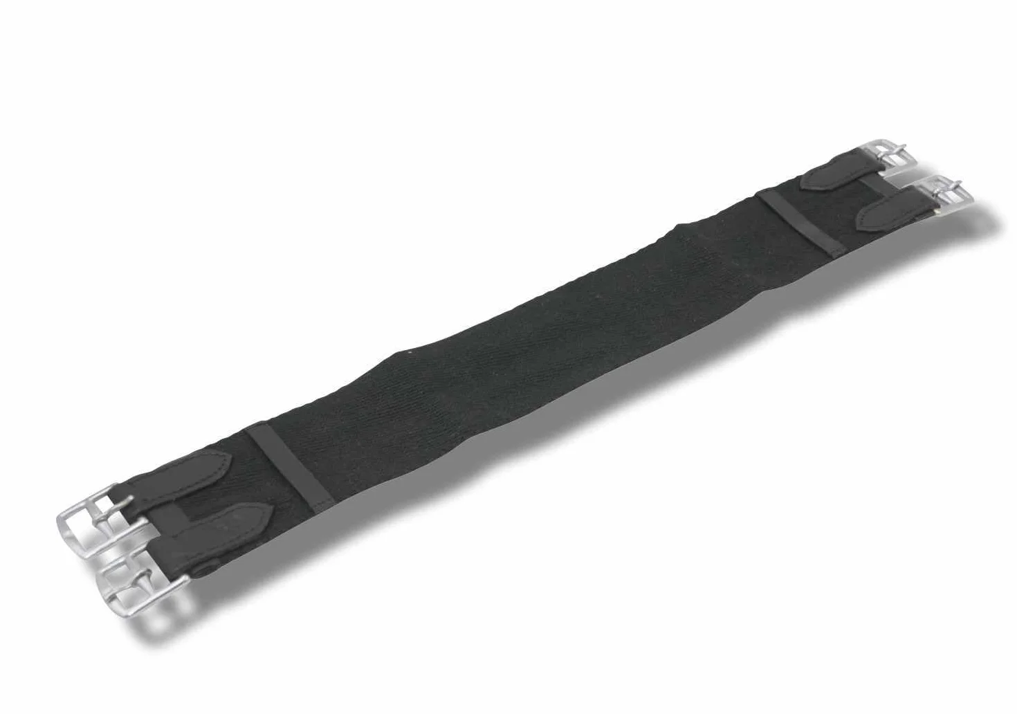 Sangle de selle coton sangle courte, noir, 60 cm de long