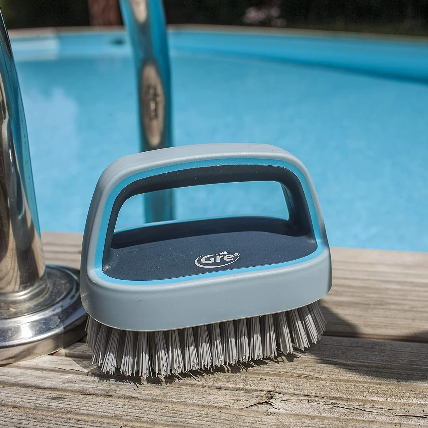 Gre HBP20 Brosse Nettoyage Piscine Ligne d'Eau Margelles 20 cm