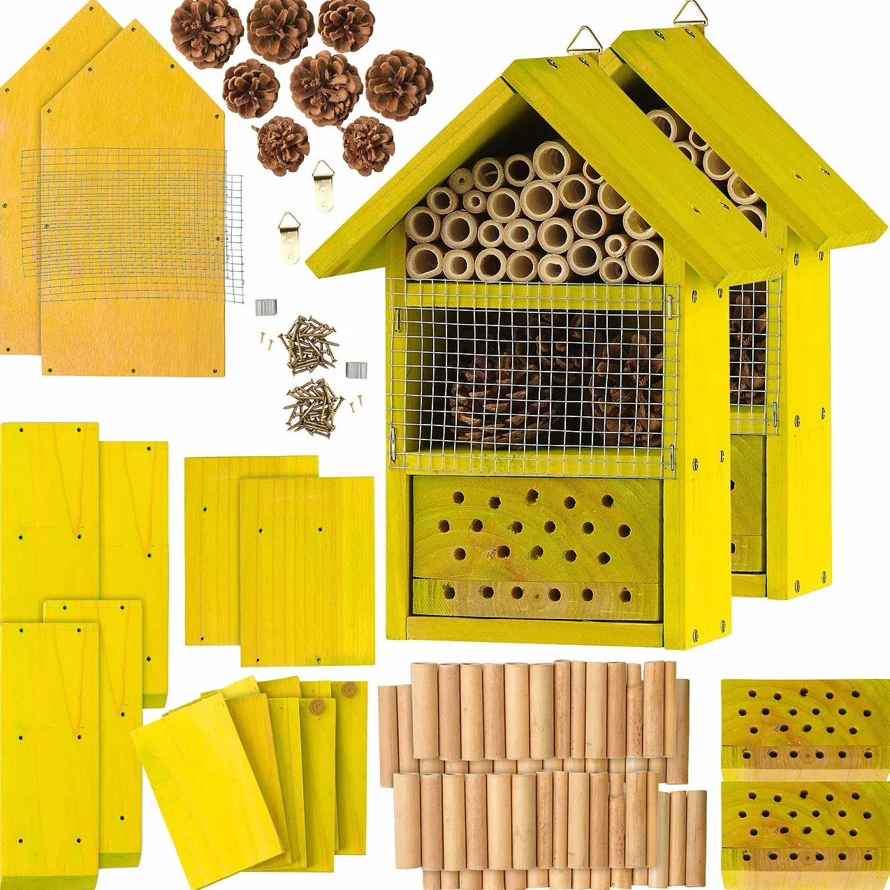 Royal Gardineer 2 hôtels à insectes en kit