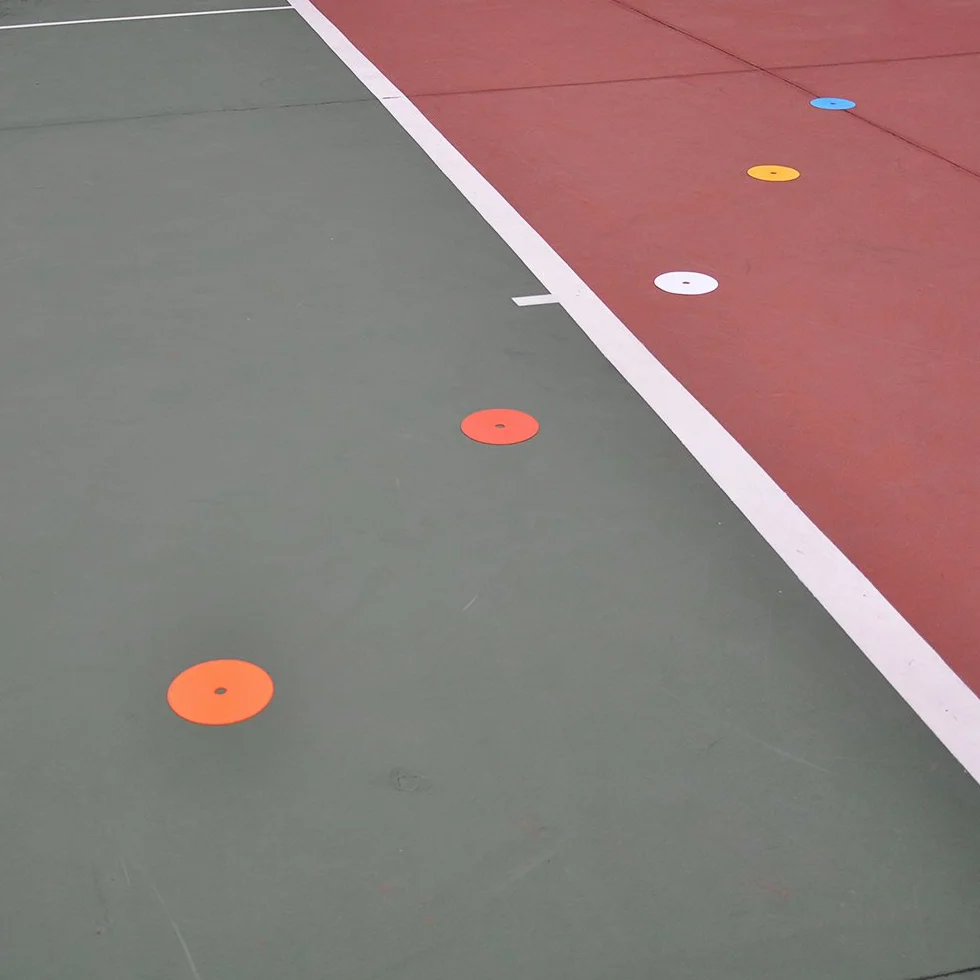 Cône Plat Floormarker Disques de Fabrication Support de Transport pour entraînement d'agilité