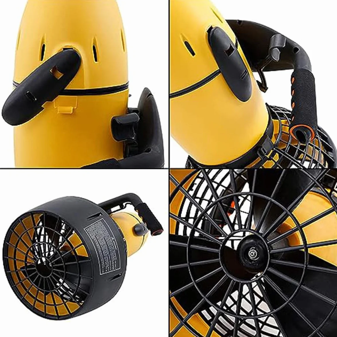 Scooter sous-Marin 300W/500WHélicoptère sous-Marin à Double Vitesse pour la plongée sous-Marine, l'apnée et la Piscine,500W