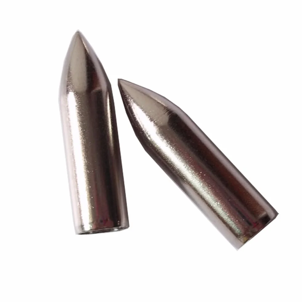 ZSHJG 24pcs Tir à l'arc Point de la flèche Boradheads de Chasse Têtes de Flèche Flèche Conseils pour ID 8mm Bois de Bambou Arbre de Flèche