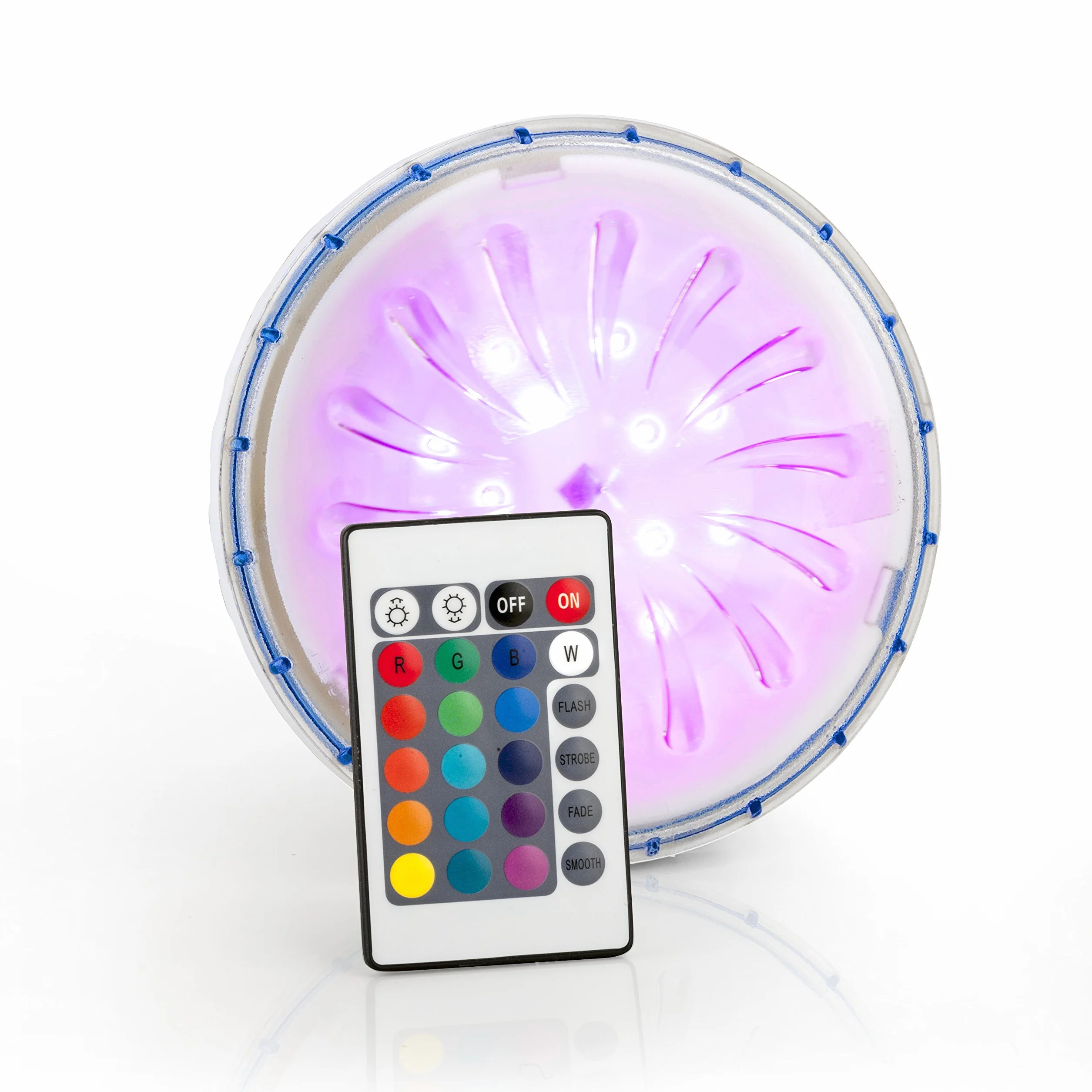 Projecteur LED de couleur pour piscines hors sol 1,8 W 15 x 15 x 3 cm Gre PLED1C