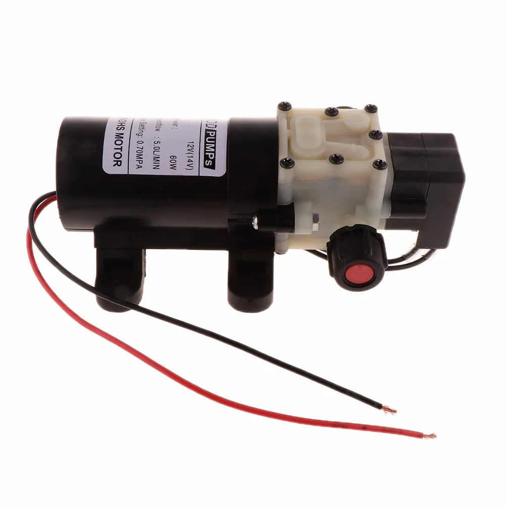 Pompe à Eau électrique Haute Pression 12V DC - Noir