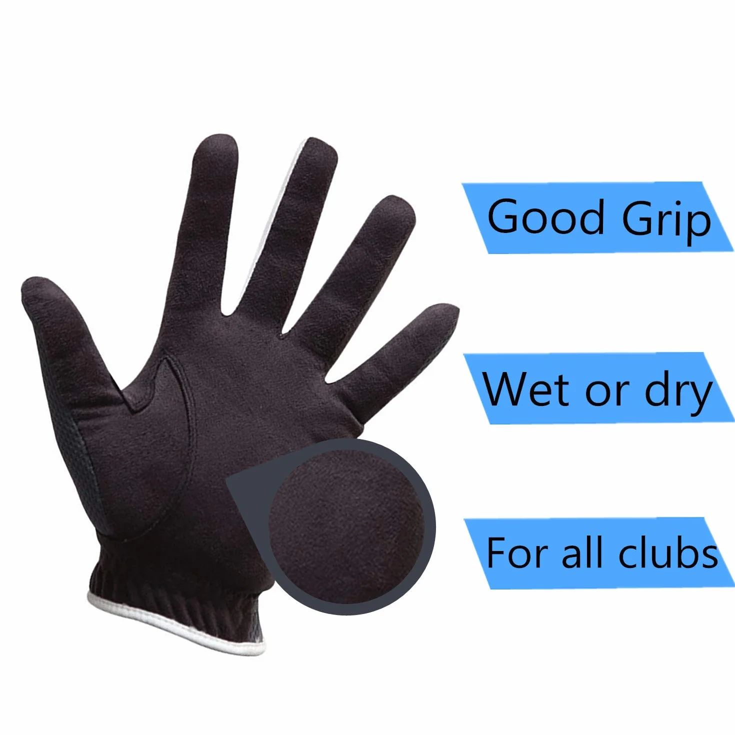 FINGER TEN Gants de Golf Homme Paire Chaud Durable Taille S M L XL
