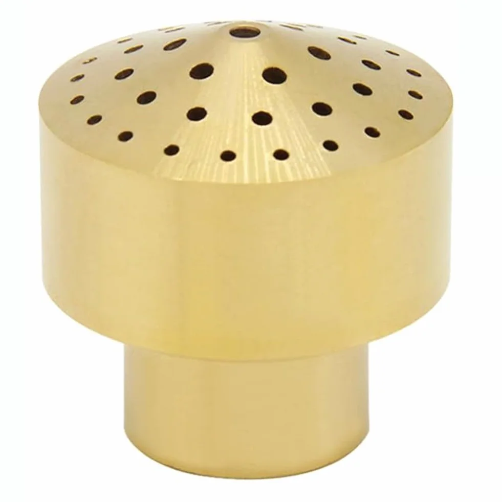 Buse en Laiton 1/2 Pouce DN15, Tête de Pulvérisation Dorée pour Jardin