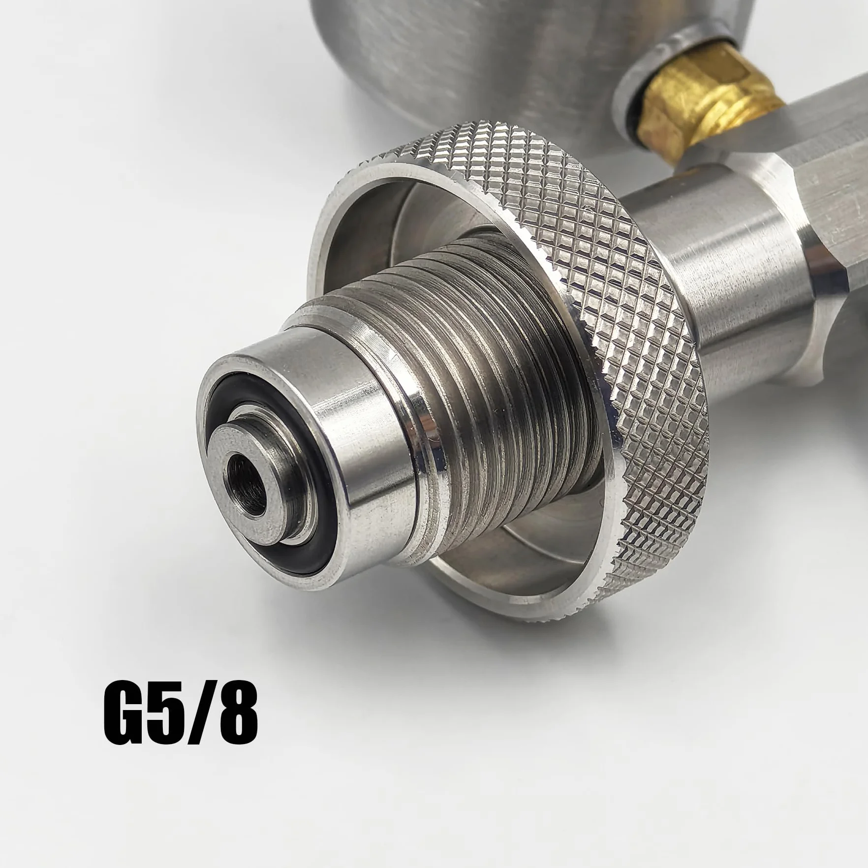 DRYHTEN Réservoir à air comprimé G5/8 (5/8BSPP) - Station de remplissage DIN - Adaptateur de valve HPA - Pour plongée
