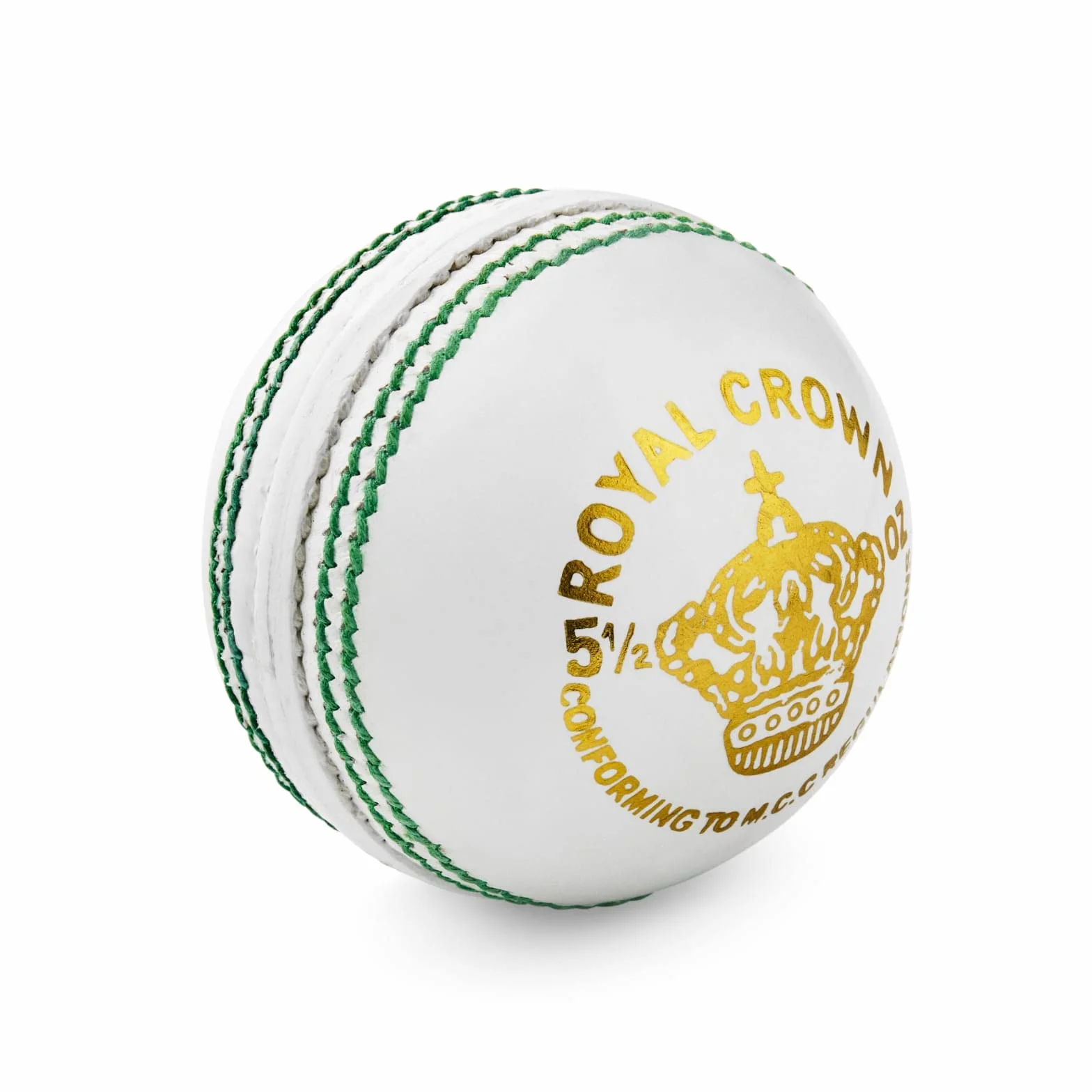 BT Balle de cricket blanche – Lot de 1 balle de cricket en cuir véritable pour le cricket et la pratique de jour ou de nuit | Balle de cricket adaptée aux chauves-souris | 156 g