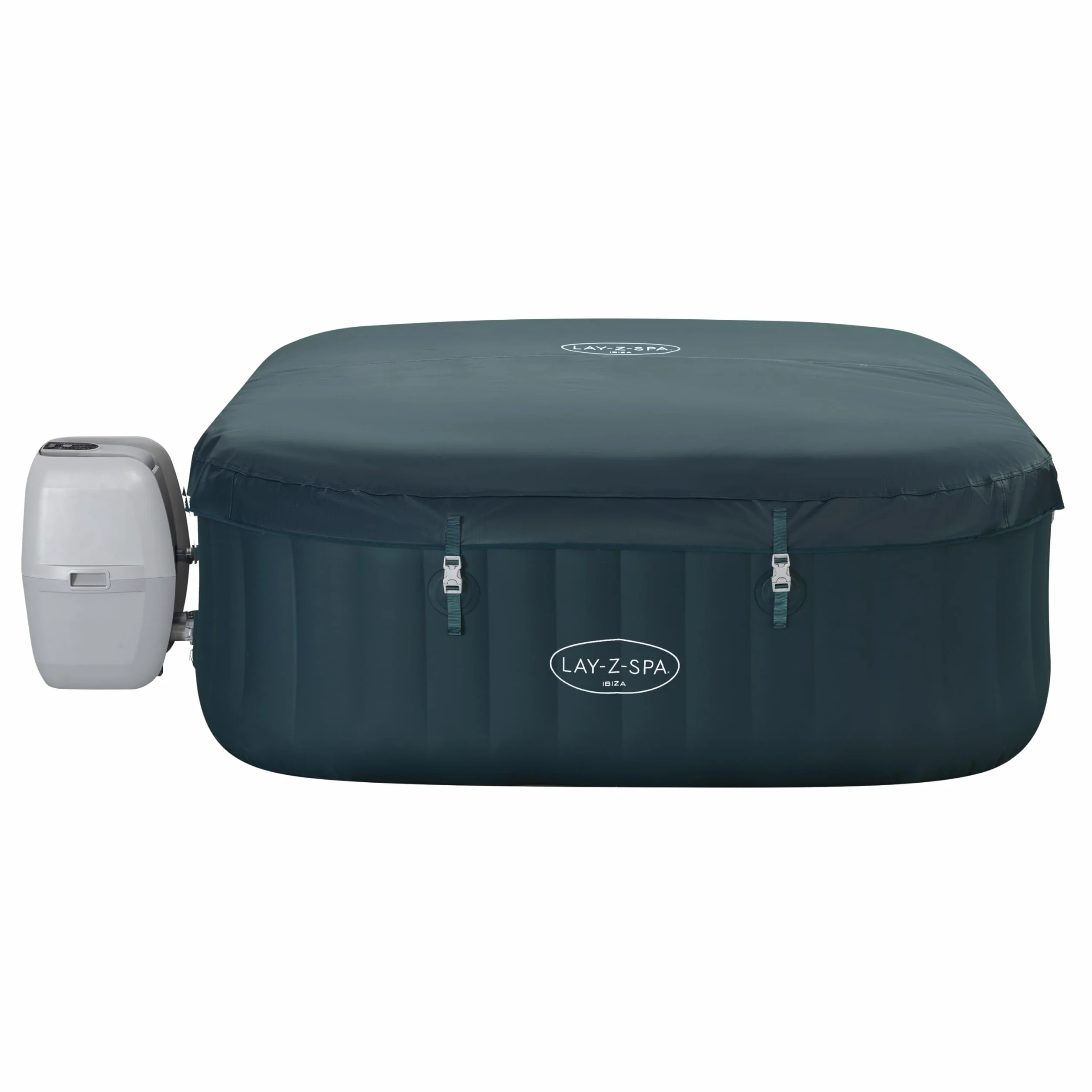 Bestway Ibiza EnergySense AirJet 6 Carré Vert Foncé 1,80 m x 1,80 m x 66 cm