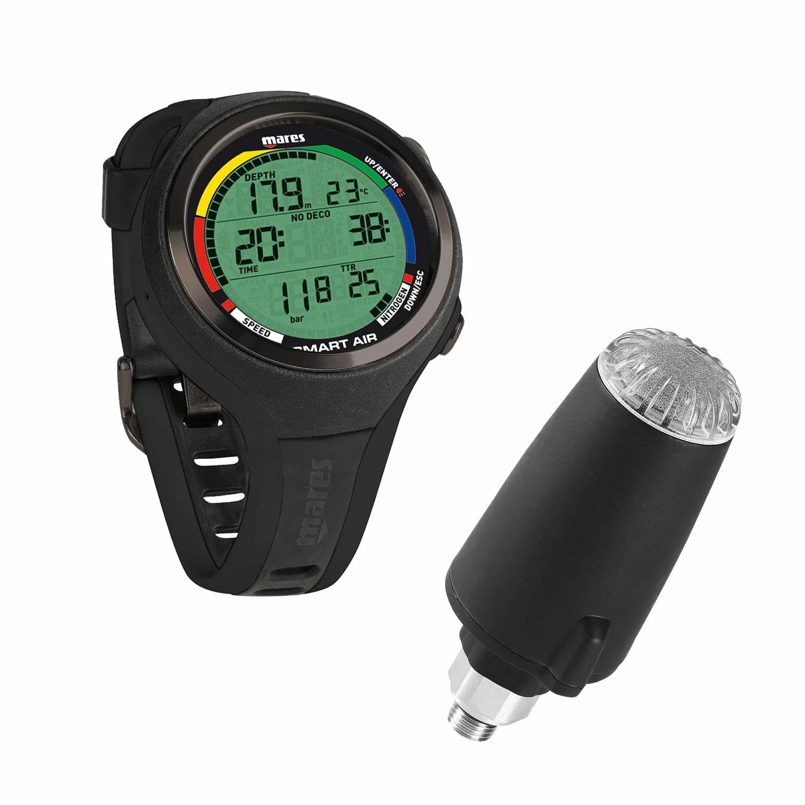 Mares Smart Air avec émetteur LED - Ordinateur de plongée