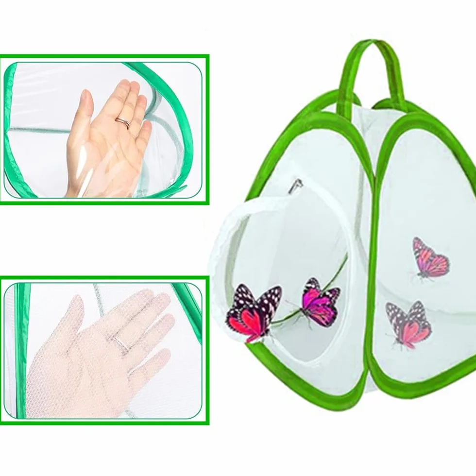 Cage pour papillons Filet de culture pour enfants 2 insectes