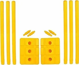 Lot de 6 mèches de Cricket en Plastique (6 mèches + 4 bélières + 2 Bases)