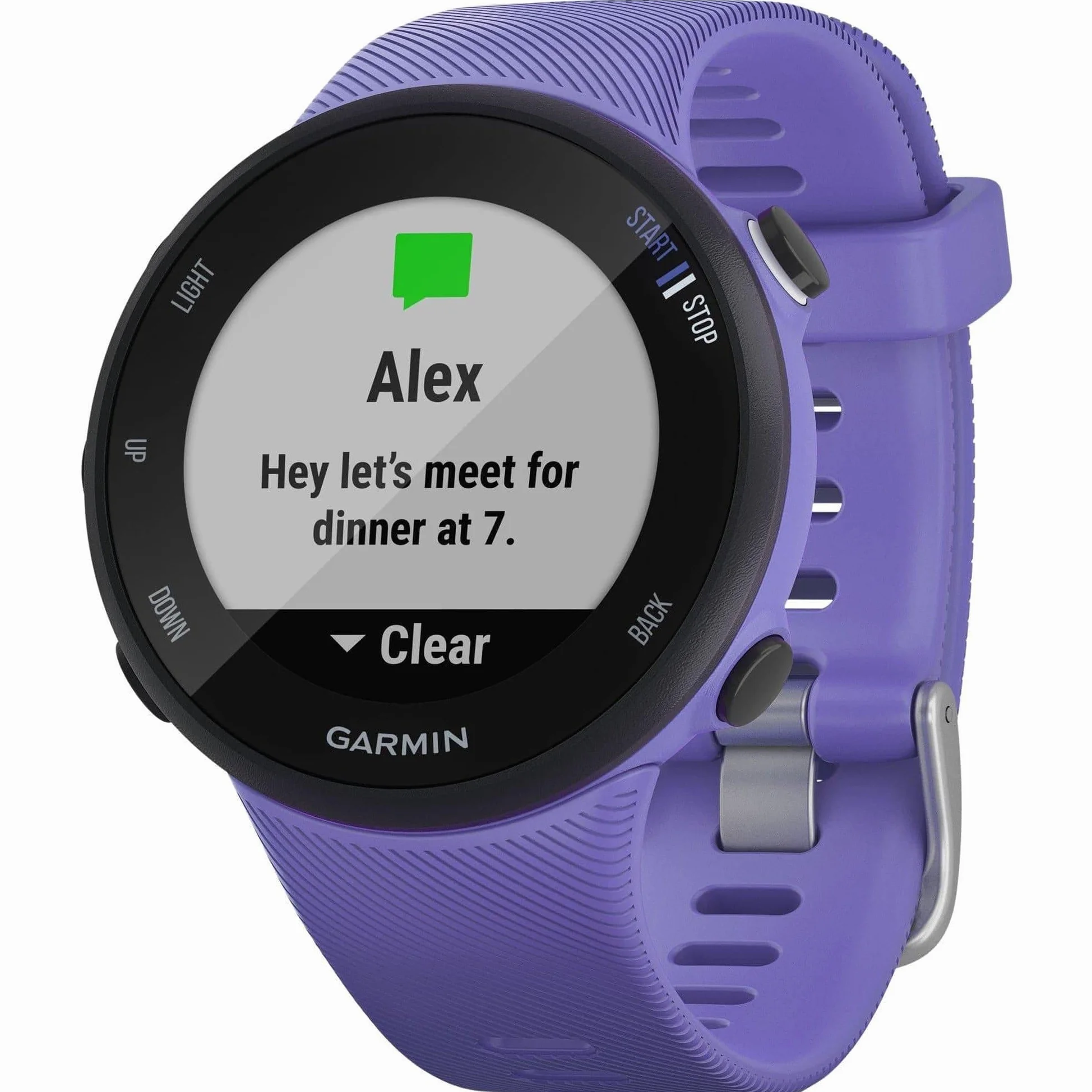 Garmin Forerunner 45S Montre de course à pied avec Garmin Coach Violette