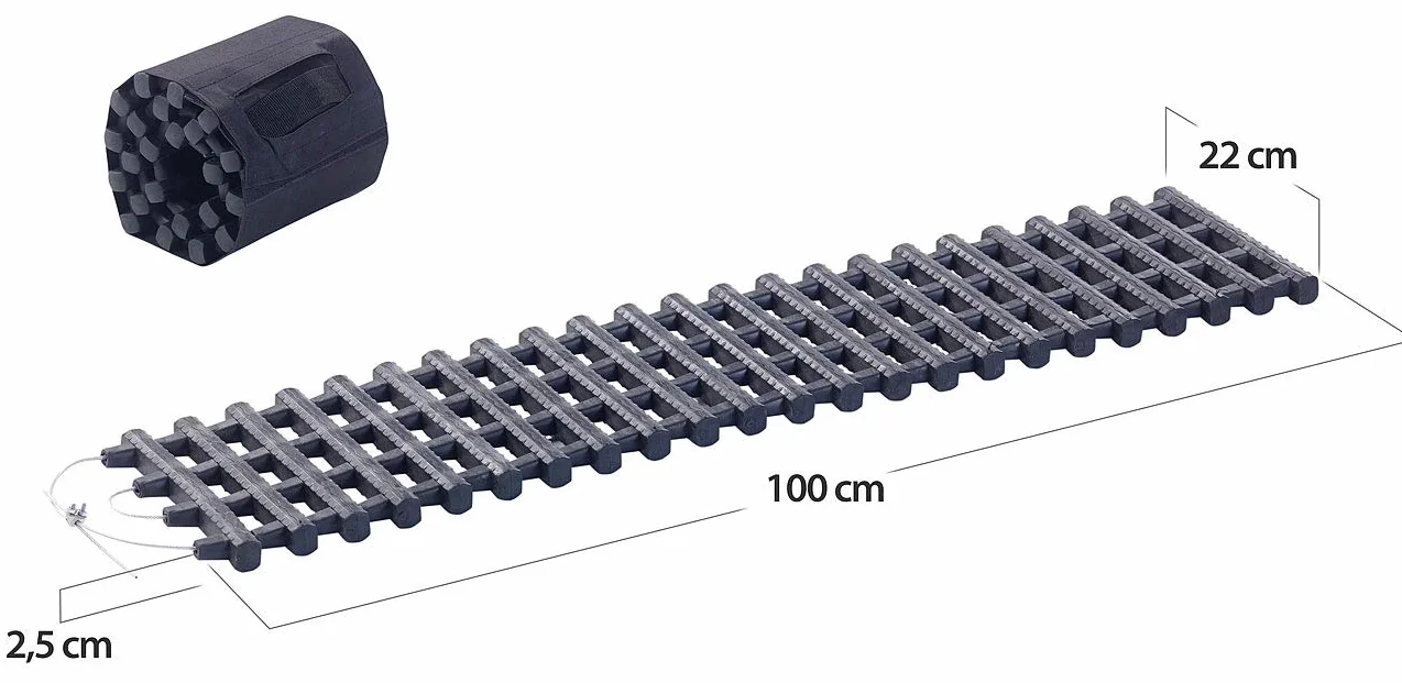 2 bandes de désenlisement avec sac de transport - 100 x 22 cm [Lescars]