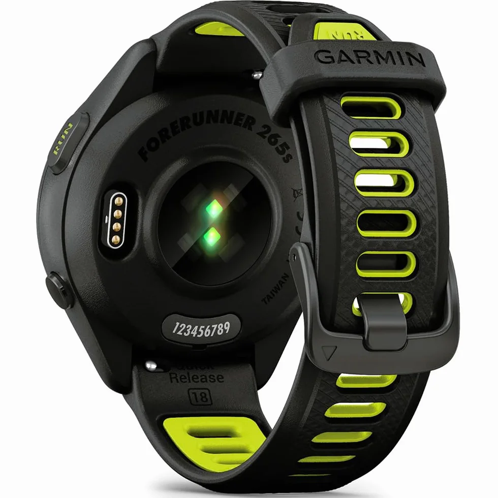 Garmin Forerunner 265S Montre intelligente GPS Noir/jaune