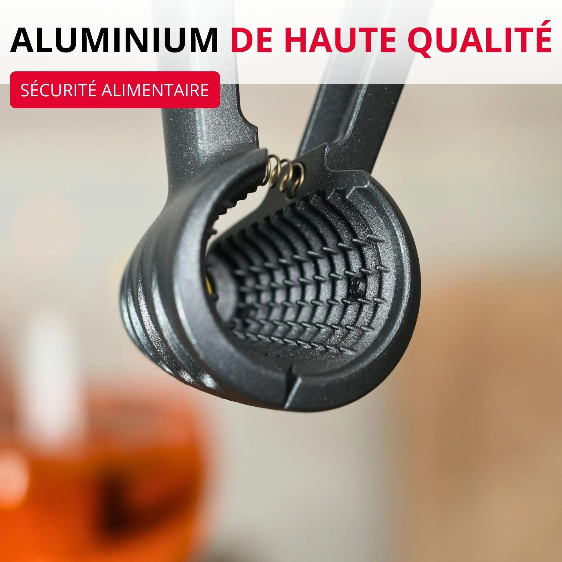 Westmark Casse-noix et pince à champagne extra large en aluminium anthracite/rouge